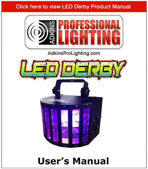 LED Derby Product Manual